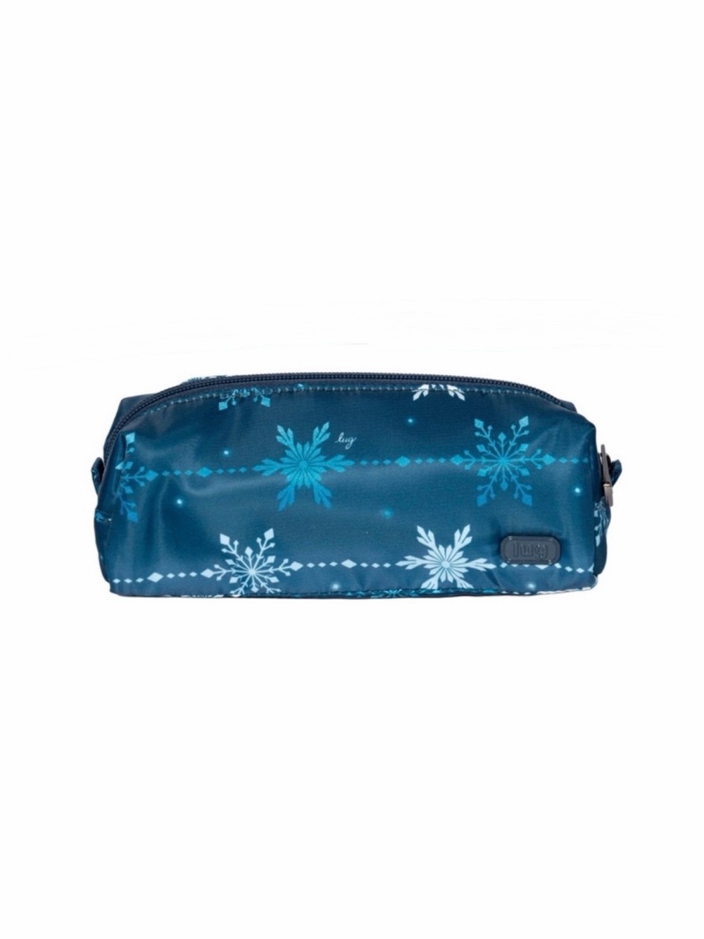 Lug Jib Pouch Snowflake Navy NWT